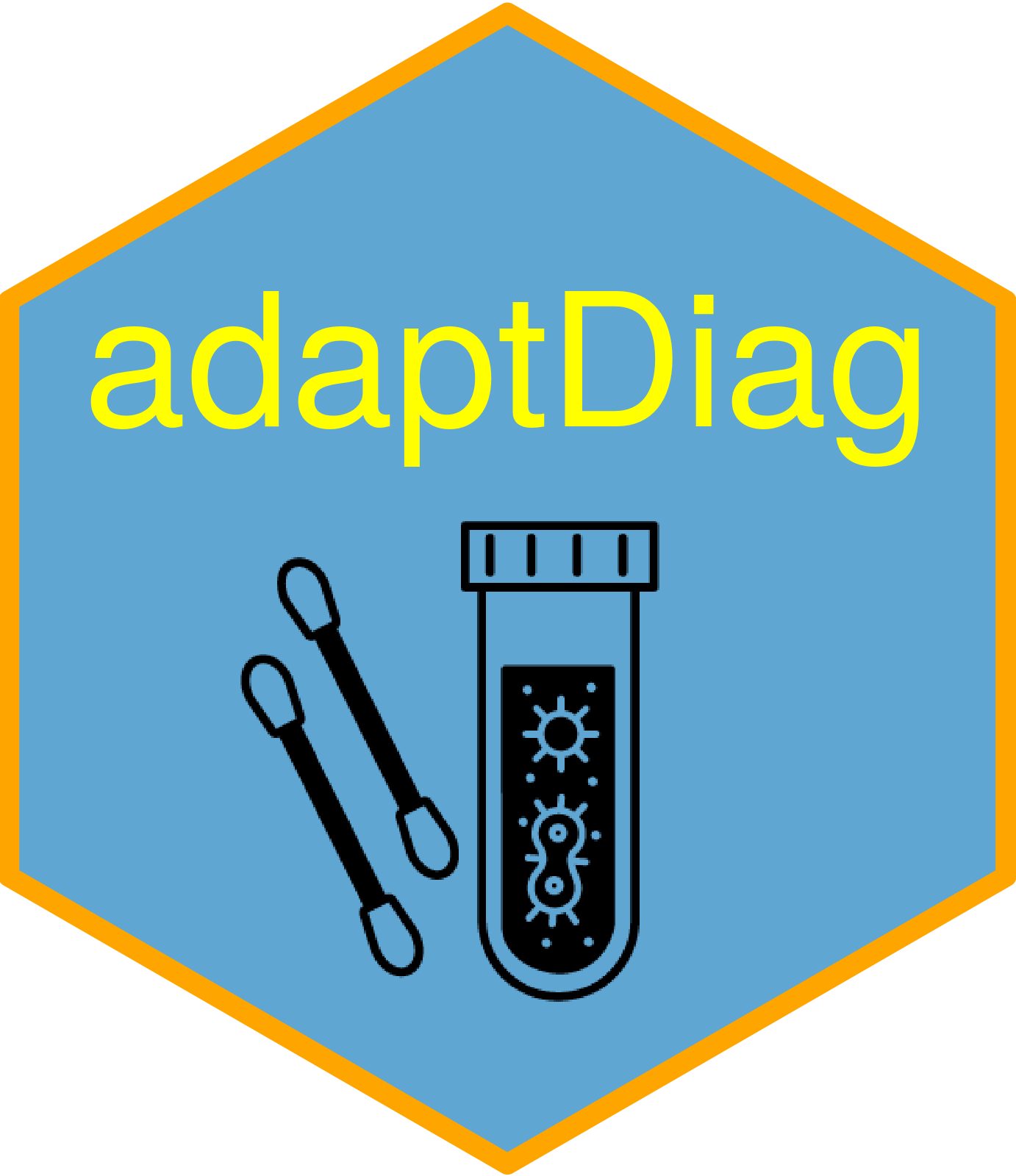 adaptDiag hex logo